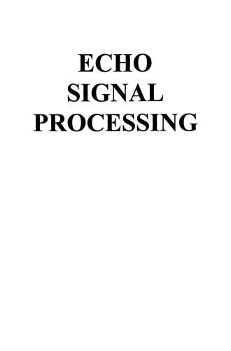 Echo Signal Processing