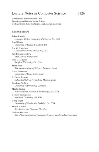 Service Assurance with Partial and Intermittent Resources: First International Workshop, SAPIR 2004, Fortaleza, Brazil, August 1-6, 2004. Proceedings