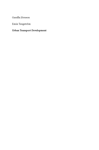 Urban Transport Development: A Complex Issue