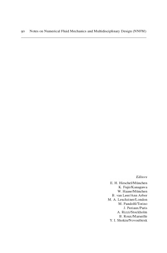 New Developments in Computational Fluid Dynamics: Proceedings of the Sixth International Nobeyama Workshop on the New Century of Computational Fluid Dynamics, Nobeyama, Japan, April 21 to 24, 2003