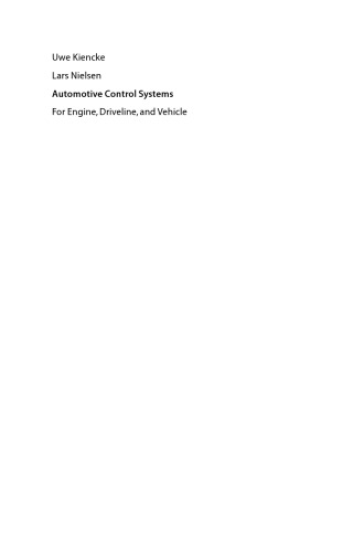 Automotive Control Systems: For Engine, Driveline, and Vehicle