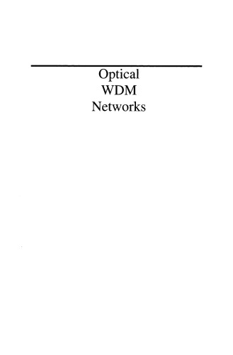 Optical WDM Networks