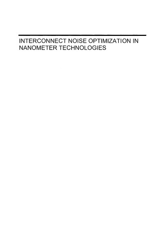 Interconnect Noise Optimization in Nanometer Technologies