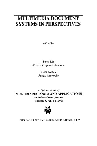 Multimedia Document Systems in Perspectives