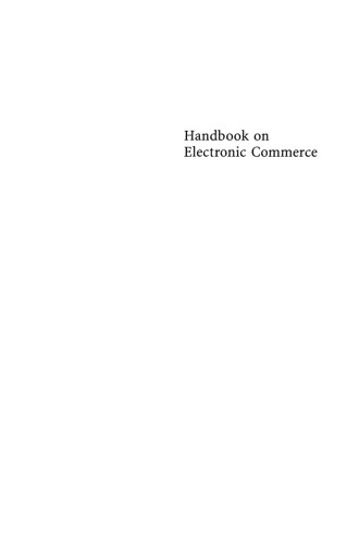 Handbook on Electronic Commerce