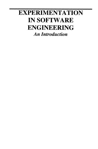 Experimentation in Software Engineering: An Introduction