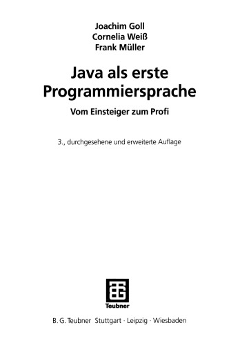 Java als erste Programmiersprache: Vom Einsteiger zum Profi