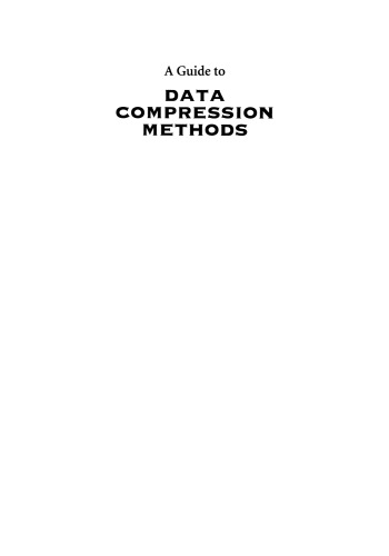 A Guide to Data Compression Methods