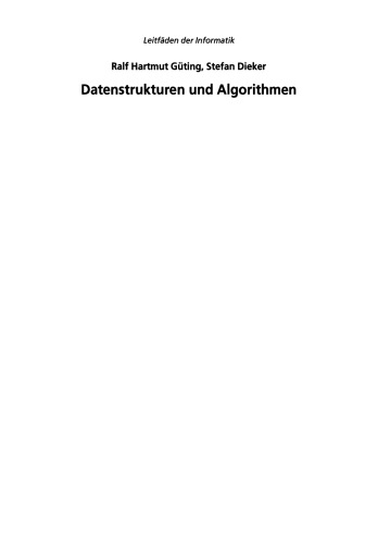 Datenstrukturen und Algorithmen