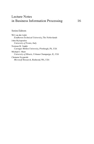 Software Engineering Approaches for Offshore and Outsourced Development: Second International Conference, SEAFOOD 2008, Zurich, Switzerland, July 2-3, 2008. Revised Papers