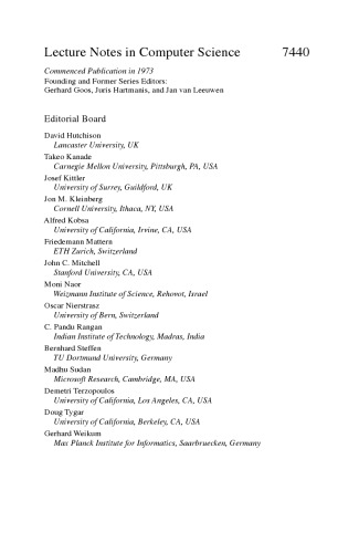 Algorithms and Architectures for Parallel Processing: 12th International Conference, ICA3PP 2012, Fukuoka, Japan, September 4-7, 2012, Proceedings, Part II