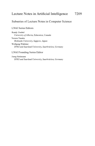 Hybrid Artificial Intelligent Systems: 7th International Conference, HAIS 2012, Salamanca, Spain, March 28-30th, 2012. Proceedings, Part II