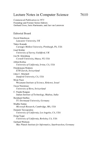 Leveraging Applications of Formal Methods, Verification and Validation. Applications and Case Studies: 5th International Symposium, ISoLA 2012, Heraklion, Crete, Greece, October 15-18, 2012, Proceedings, Part II