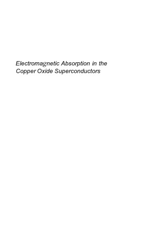 Electromagnetic Absorption in the Copper Oxide Superconductors