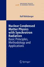 Nuclear Condensed Matter Physics with Synchrotron Radiation: Basic Principles, Methodology and Applications