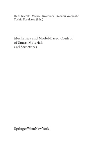 Mechanics and Model-Based Control of Smart Materials and Structures