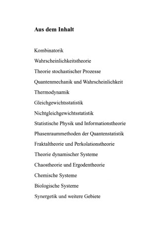 Teubner-Taschenbuch der statistischen Physik