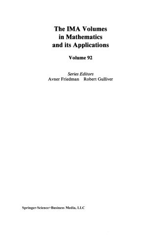 Large-Scale Optimization with Applications: Part I: Optimization in Inverse Problems and Design