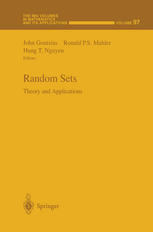 Random Sets: Theory and Applications