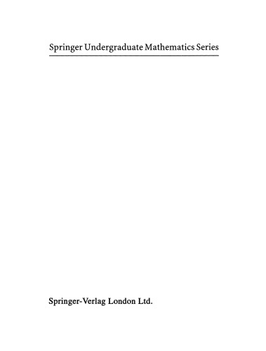 Analytic Methods for Partial Differential Equations