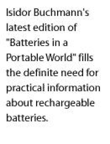 Batteries in a portable world