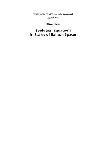 Evolution Equations in Scales of Banach Spaces