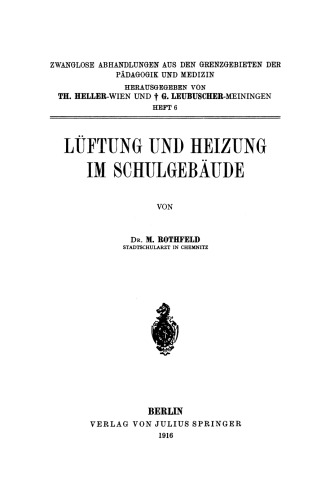 Lüftung und Heizung im Schulgebäude