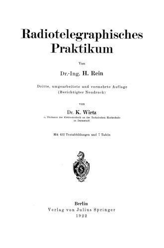 Radiotelegraphisches Praktikum