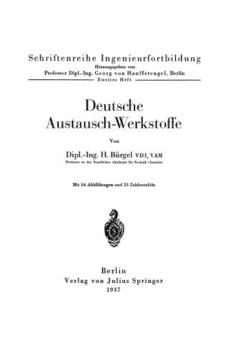 Deutsche Austausch-Werkstoffe