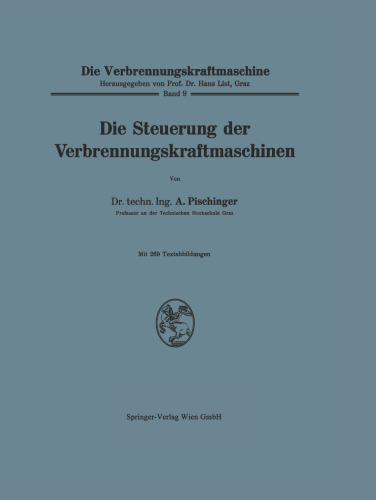 Die Steuerung der Verbrennungskraftmaschinen