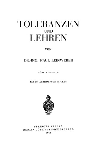 Toleranzen und Lehren