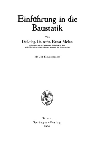 Einführung in die Baustatik