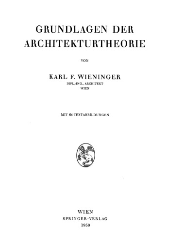 Grundlagen der Architekturtheorie