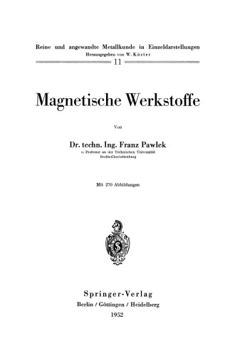 Magnetische Werkstoffe