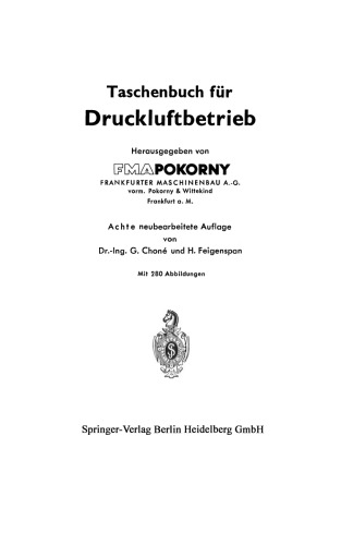 Taschenbuch für Druckluftbetrieb