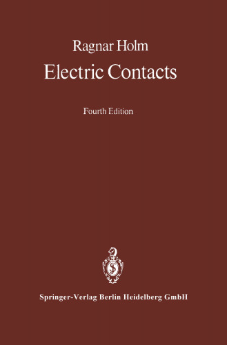 Electric Contacts: Theory and Application