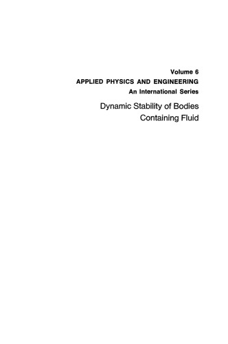 Dynamic Stability of Bodies Containing Fluid