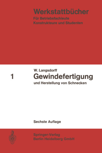 Gewindefertigung und Herstellung von Schnecken