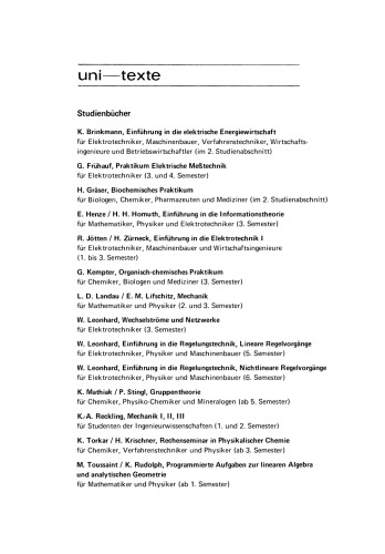 Wechselströme und Netzwerke: Studienbuch für Elektrotechniker ab 3. Semester