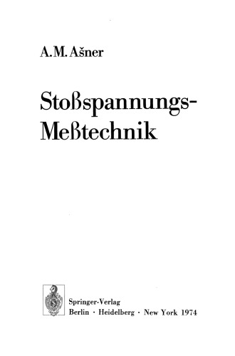 Stoßspannungs-Meßtechnik