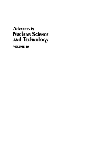 Advances in Nuclear Science and Technology