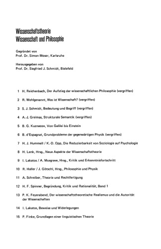 Grundlagen einer linguistischen Theorie: Empirie und Begründung in der Sprachwissenschaft