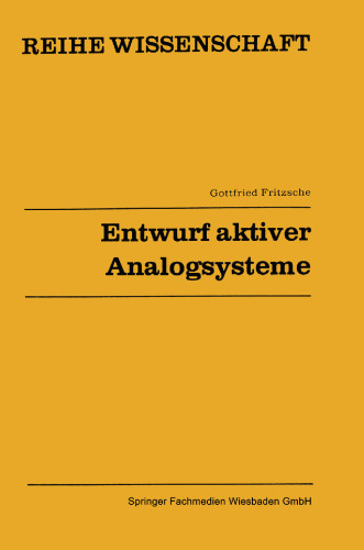 Entwurf aktiver Analogsysteme: Netzwerke III