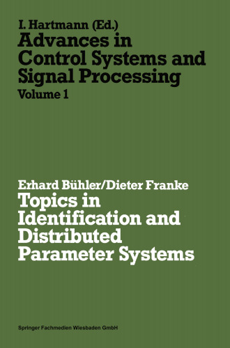 Topics in Identification and Distributed Parameter Systems