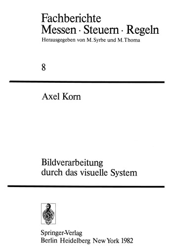 Bildverarbeitung durch das visuelle System