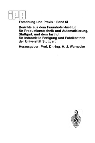 Untersuchung von Verfahren der Reihenfolgeplanung und ihre Anwendung bei Fertigungszellen