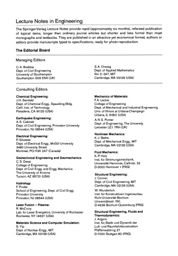 Computational Aspects of Penetration Mechanics: Proceedings of the Army Research Office Workshop on Computational Aspects of Penetration Mechanics held at the Ballistic Research Laboratory at Aberdeen Proving Ground, Maryland, 27–29 April, 1982