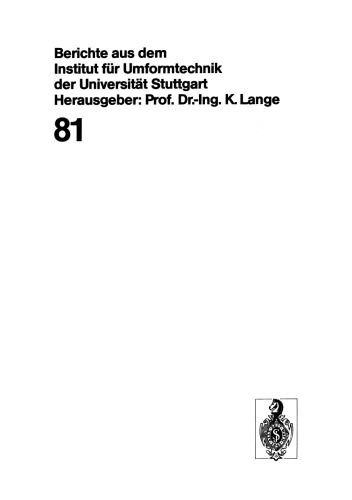 Aufweitung von Fließpreßmatrizen mit überlagerter thermischer und mechanischer Beanspruchung