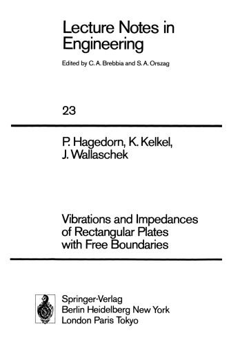 Vibrations and Impedances of Rectangular Plates with Free Boundaries