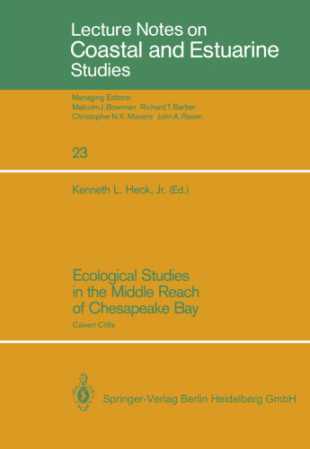 Ecological Studies in the Middle Reach of Chesapeake Bay: Calvert Cliffs